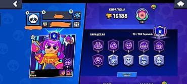 se pro: Brawl Stars hesabı !! Hesab ilk verilmir!! - Kupa yolu: 16.188 - — 1