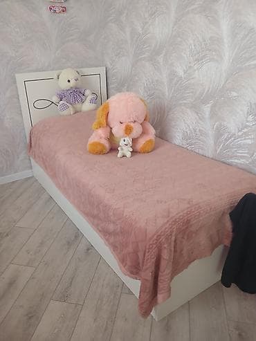 mebel dekor: Uşaq/yeni yetmə üçün tək nəfərlik çarpayı - Ölçü: təxmini 90x200 sm — 1