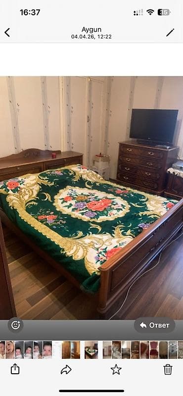 şpon nədir: İkinəfərlik çarpayı, Dolab — 2