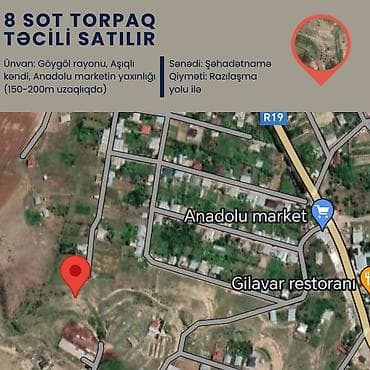 Mənzillər: 8 sot, Tikinti, Maklerlər narahat etməsin — 2