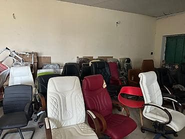 işlemiş mebeler: Yeni, Təkərli, Qolları tənzimlənmir, Süni dəri — 4