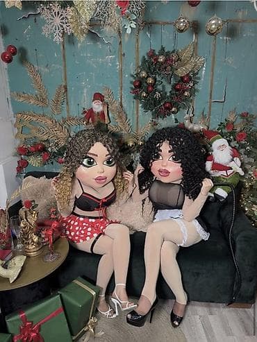 qar qız: Karnaval və tədbirlər üçün iri başlı kukla-maskot obrazları İki — 2