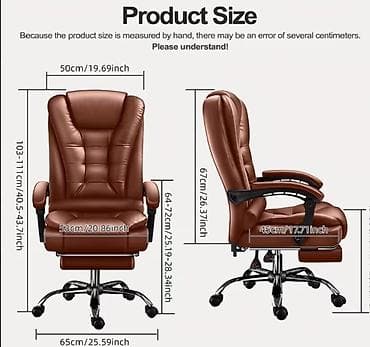 tək masa: Yeni, Təkərli, Qolları tənzimlənir, Süni dəri — 8