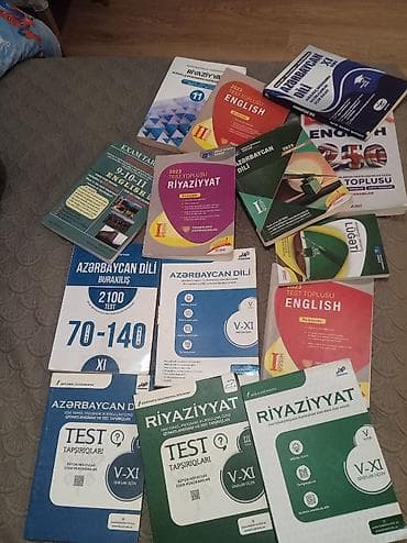 Книги и журналы: Abituriyent və məktəblilər üçün dərs və test vəsaitləri dəsti içərisi — 2