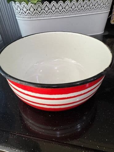 uşaqlar üçün dərin boşqablar: Kasalar, 1 əd, rəng - Qırmızı, Metal — 2