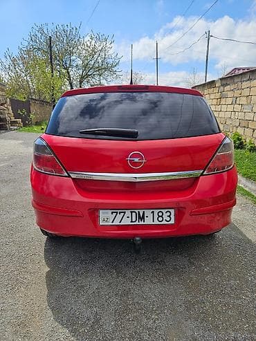 opel astra g sport: Opel Astra H hatchback – parlaq qırmızı rəngdə, 5 qapı. Texniki — 8