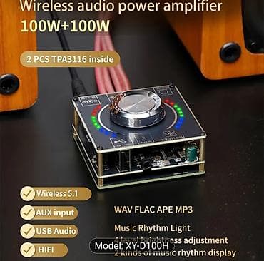 pulsuz mp3 yukle: REAL ALICIYA ENDİRİM OLACAQ XY-D100H simsiz audio güc gücləndiricisi — 3