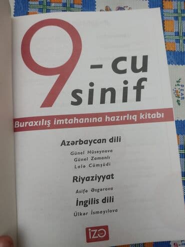 4 cü sinif testlər: 9 cu sinif test kitabi — 3