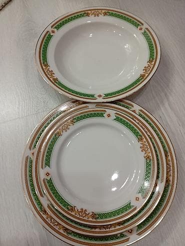 ag ciceyim: Nahar dəsti, rəng - Ağ, Farfor — 1