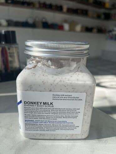 Уход за телом: Donkey Milk Sherbet Body Scrub – dərin təmizləyici bədən skrabı — 2