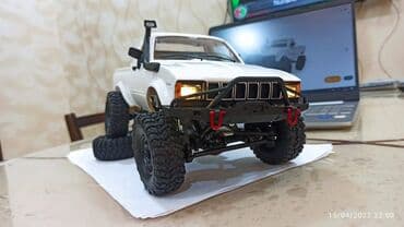 uşaq ucun traktor: WPL C24 Picup RC car. 4WD 7.4V 500mah Li-ion battery Play time 20-30 — 10