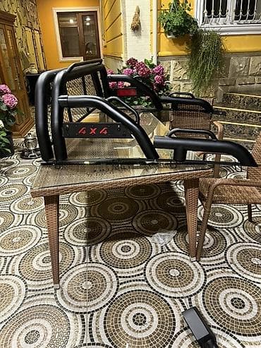 Nəqliyyat: Pikap üçün arxa boru roll bar və yük bölməsi üstü metal platforma — 1