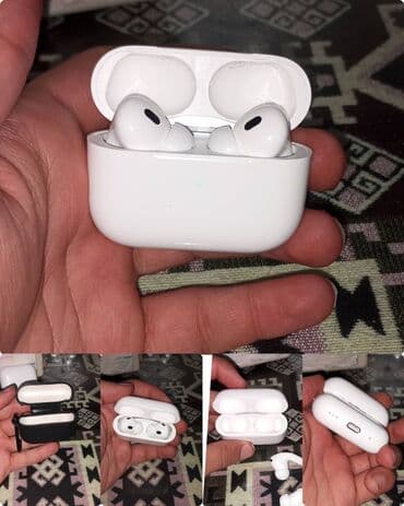 алиса купить в баку: AirPods PRO + Case(Qutusu) (İKİNCİ ƏL) " 1 həftə alınıb " Adabdur ✅(öz — 8
