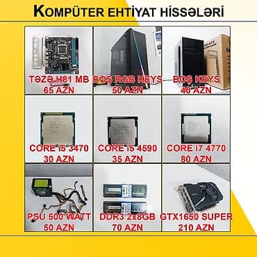 ⭐DDR3 LGA 1150 Alfa H81 (Yeni) - 65 AZN ⭐Boş Keys Legion LG-5011 lalafo.az -da ⭐DDR3 LGA 1150 Alfa H81 (Yeni) - 65 AZN ⭐Boş Keys Legion LG-5011