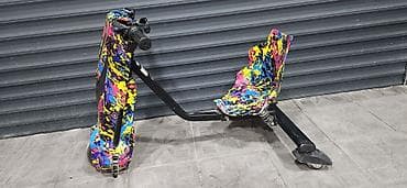 Elektrik drift trike – 3 təkərli oturaqlı skuter - Rəng: rəngarəng — 2