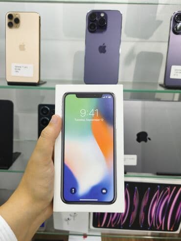 iphone xs qiymət: IPhone X, Space Gray, Face ID — 1