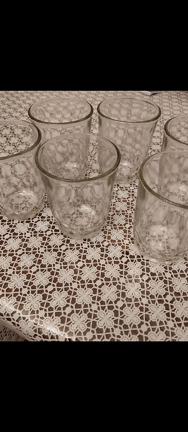 qab dəsti: Stəkanlar, Şüşə, 6 ədədli dəst, 250 ml, Rusiya — 1