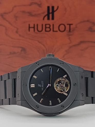 Новый, Наручные часы, Hublot, цвет - Черный