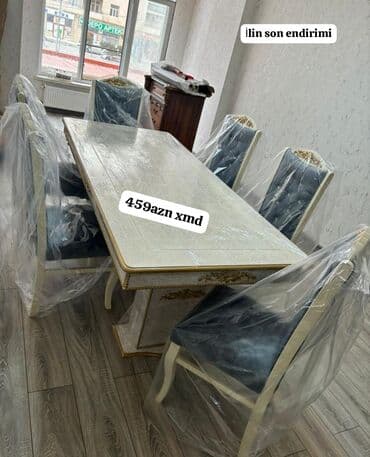 Qonaq otağı üçün, 6 stul