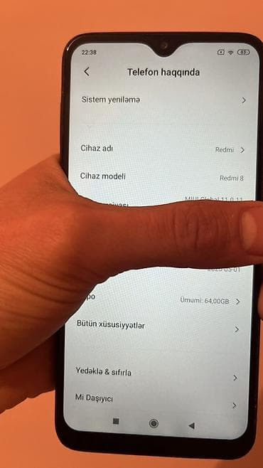 ayfon 14 pro maxs: Redmi 8, 64 GB, rəng - Qara, İki sim kartlı — 3