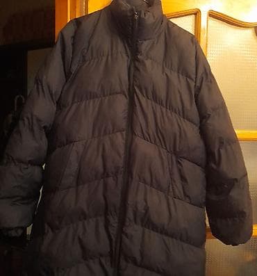 drap paltolar: Qara rəngli uzun şişmə kurtka - Model: uzun kəsimli, boyuna qədər — 2