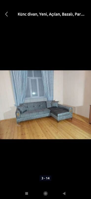 mətbəx ucun divan: Künc divan, Yeni, Açılan, Bazalı, Parça, Rayonlara çatdırılma — 9