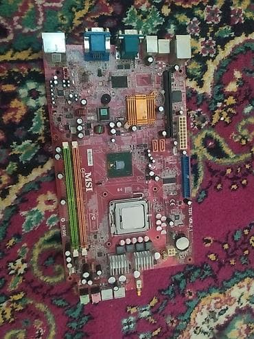 MSI anakart – LGA775 platforması. Xüsusiyyətlər: - Prosessor