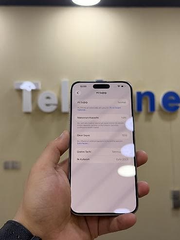 iphone es5: IPhone 15 Pro Max, 256 GB, Natural Titanium, Zəmanət, Kredit, Simsiz şarj — 5