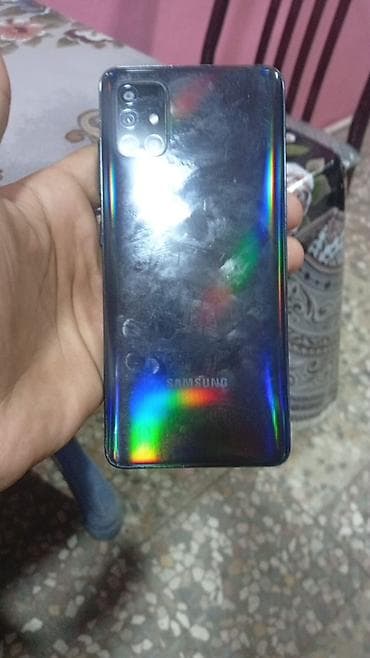 ikinci el redmi not 10 s: Samsung Galaxy A51, 64 GB, rəng - Qara, Barmaq izi — 1