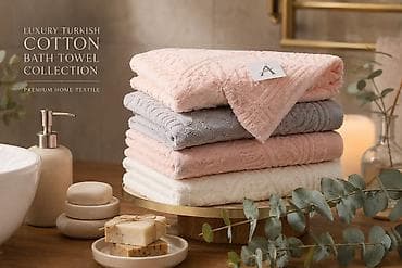 Hamam üçün Yeni rəng - Ağ Pambıq Dəsmal, Ödənişli çatdırılma