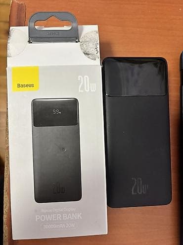 Baseus Bipow Digital Display Power Bank – 30000 mAh, 20W