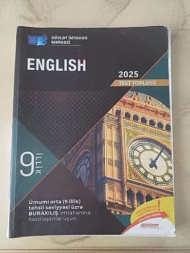 Məhsul: İngilis dili 9 illik – 2025 Test Toplusu Xüsusiyyətlər: - — 1