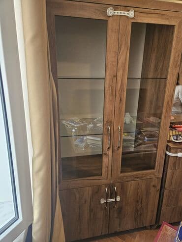 вешалка стойка для одежды напольная в икеа: Стеклянная витрина-шкаф, Новый — 2