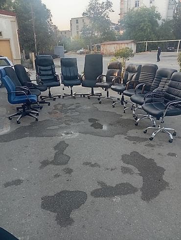 reception masa: Ofis Kresloları;Orjinal Firma istehsali,qara,qırmızı,ğöy rənğdəçox — 6