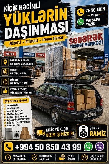 elekt: Kiçik həcmli yüklərin daşınması xidməti Sürətli • Etibarlı • Uygun — 2