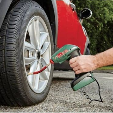 avtomobil şini: Portativ hava kompressoru batareya tələb etməz və ya doldurma — 3