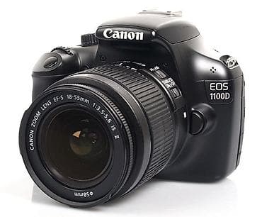 Canon EOS 1100D DSLR fotoaparat + EF‑S 18‑55mm f/3.5‑5.6 IS II