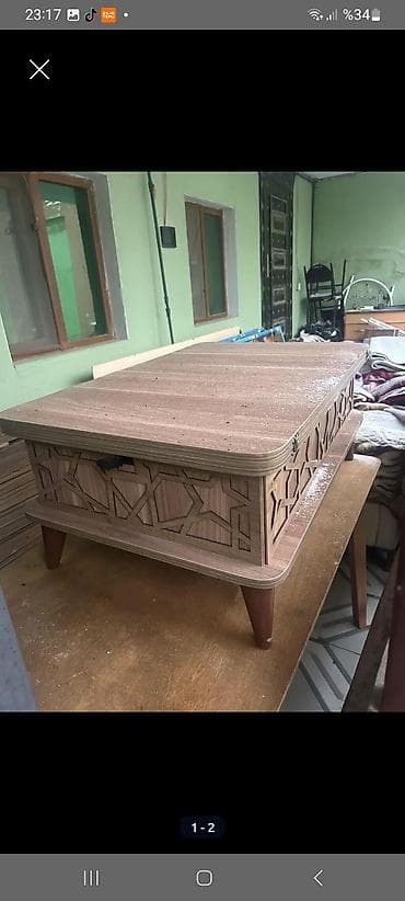 boru satışı: Jurnal masası, Açılan, MDF, Kvadrat masa — 1
