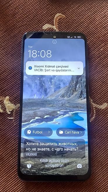Xiaomi 64 ГБ, цвет - Голубой, 
 Сенсорный — 1