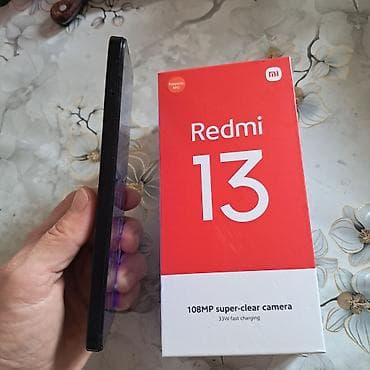 xiaomi 17 pro max kontakt: Redmi 13, 256 GB, rəng - Qara, Sensor — 2