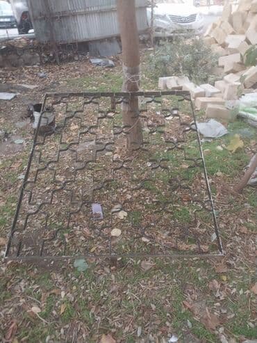 tortlar ve qiymetleri: Metal pəncərə barmaqlığı - Material: qalınməsaməli dəmir profil və — 2