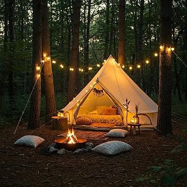 tent cadir: SATILIR – 4 Metrlik Canvas (Pambıq) Kamp Çadırı Çox az istifadə — 4