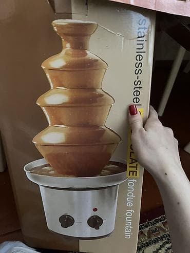 Avadanlığın icarəsi: Paslanmayan poladdan şokolad fəvvarəsi – fondü aparatı - Material — 2