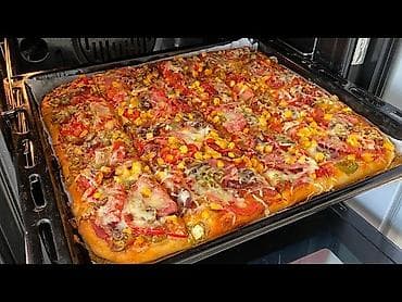 duz qabi: Çatdırılma əlavə ödəniş alınır.Ev Tipi Böyük Tavada Pitsa - Dördkünc — 2