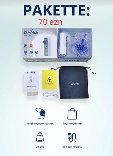 Direct NEXUS Taşınabilir Mesh Nebulizator – Yeni nəsil Qiymət: 70 AZN