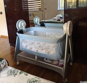 elektrik mişari: Oğlan və qız üçün, Dördbucaq, Beşik, Matras ilə, Yellənmə mexanizm ilə — 1