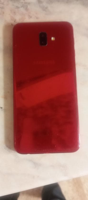 iphon 6 plus: Samsung Galaxy J6 Plus, 32 GB, rəng - Qırmızı, Barmaq izi, İki sim kartlı, Sensor — 2