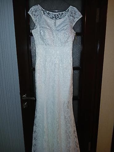 Ag balig model qasli gelinlik. Fatasi ile birlikde. 40 razmer. Elaqe