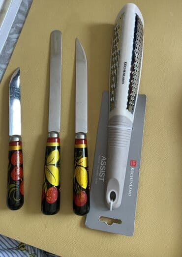 набор ножей zepter: Mətbəx alətləri dəsti - 3 ədəd bıçaq: meyvə/tercihli doğrama bıçağı — 1