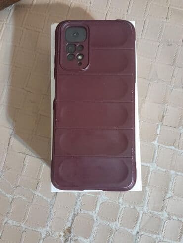 redmi qulaqciq: Redmi Note 11 – mavi rəng - Qutu və aksesuarları görünür - 6.43" — 5